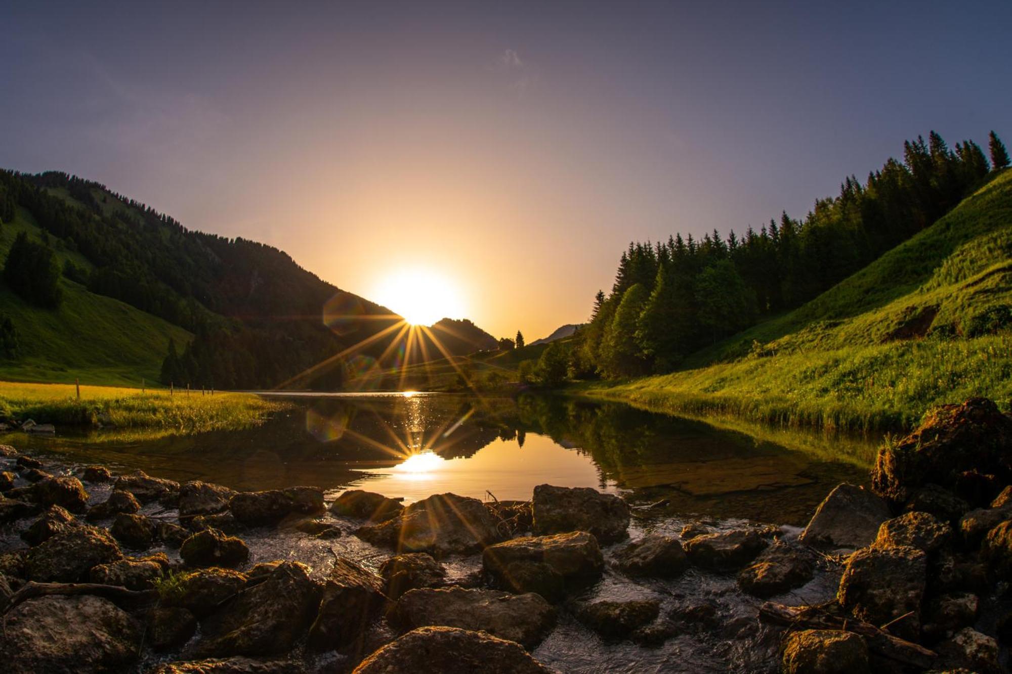 Zu Gast Bei Den Hagspiels Daire Hittisau Dış mekan fotoğraf